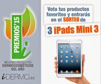 Premios iDermo'15: Vota tus Productos Favoritos y Gana un iPad Mini