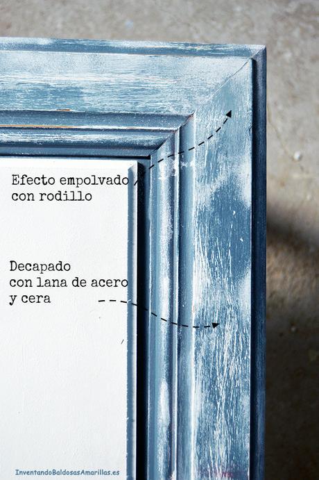 DIY mesa con puerta reciclada