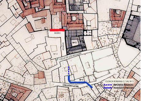 Alcantarilla Romana de la Calle de la Sal en Toledo