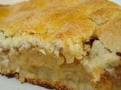 Tarta manzana requesón