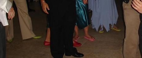 La cesta de Chanclas de la boda de Vicky La cesta de Chanclas de la boda de Vicky