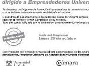 Programa creación empresas para emprendedores