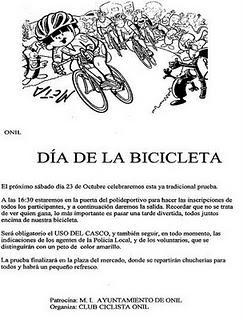 Fiesta de la bicicleta en Onil y Callosa de Segura