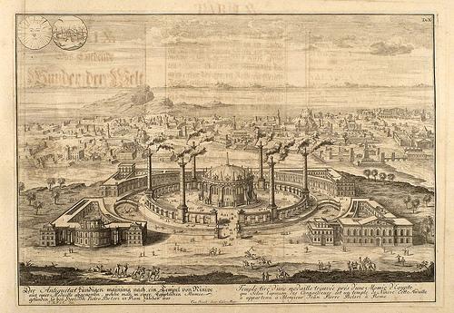 006- Templo de Ninive-Entwurf einer historischen Architektur 1721- © Universitätsbibliothek Heidelberg