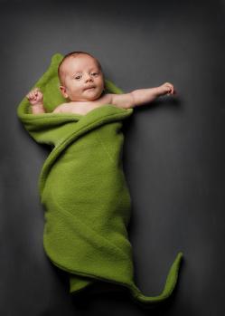 Fleeceleaves, envuelve a tu bebé en una hoja Fleeceleaves, envuelve a tu bebé en una hoja