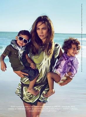 Gucci niños con Jennifer Lopez