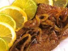 Hígado encebollado Jerez