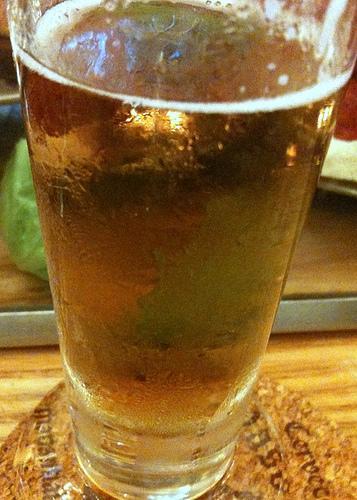 Una de las mejores de barril de Barcelona, la flauta de El Vaso de Oro