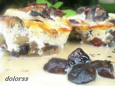 INDIVIDUALES DE NABOS Y SETAS CON SALSA DE TRUFA NEGRA