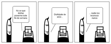 Disfraz de error Disfraz de error