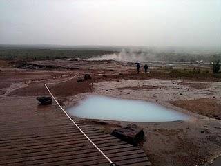 13 de agosto. Geysir, Gullfoss, cráter Kerid, cascada Seljalandsfoss y Skófagoss