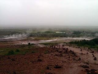 13 de agosto. Geysir, Gullfoss, cráter Kerid, cascada Seljalandsfoss y Skófagoss