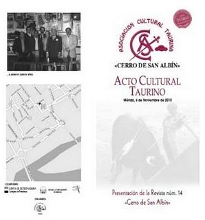 Presentación de la revista de la Asociación Cerro de San Albín