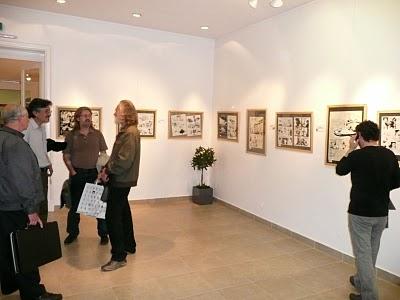 CHARLA DE OSWAL Y FOTOS DE LA MUESTRA