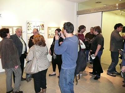 CHARLA DE OSWAL Y FOTOS DE LA MUESTRA