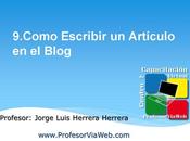 Como Escribir Artículo Blog Video