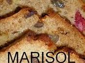 Cake nueces, pasas cerezas confitadas.