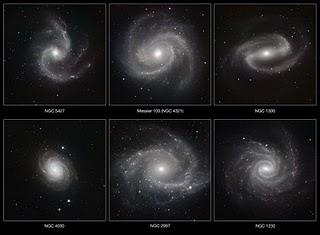 Una galería de galaxias espirales fotografiadas en luz infrarroja por HAWK-I