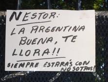 Los argentinos con Kirchner o Pupi