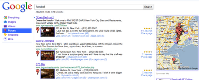 Place Search, nueva funcionalidad en las búsquedas de Google