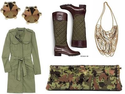 Moda con Interiores: Decoracion estilo Militar y Tina con glamour