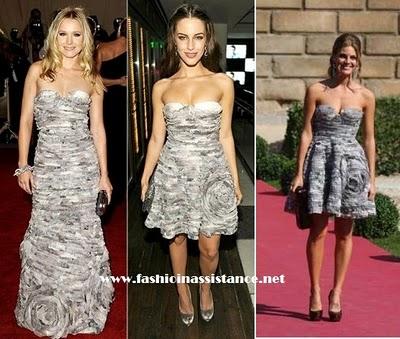 Amaia Salamanca coincide con Kristen Bell y Jessica Lowndes en un vestido de Diane von Furstenberg. ¿Quién te gusta más?
