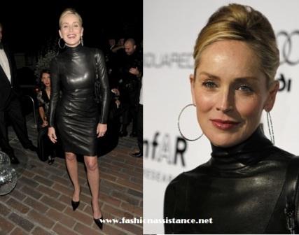 Dita von Teese, Sharon Stone y Kilye Minogue deslumbran en la Gala Amfar en Los Angeles