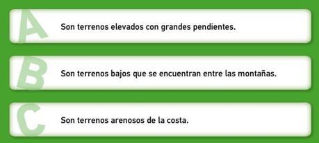 Los paisajes de la tierra 3er grado Repaso