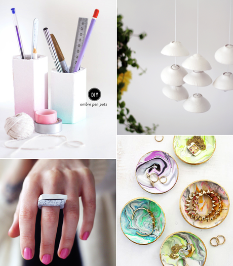 4 DIY con arcilla para este fin de semana/ 4 Clay DIY to try this weekend 4 Clay DIYs to try this weekend