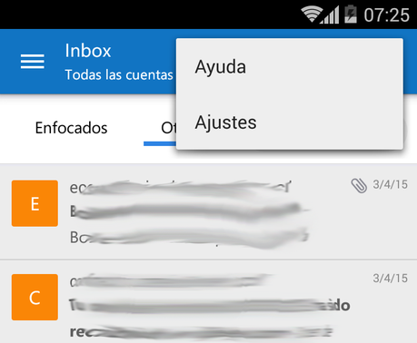 Como agregar mas cuentas de correo a tu app Outlook