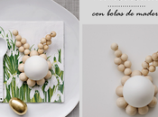 DIY: Adorno para Pascua bolas madera