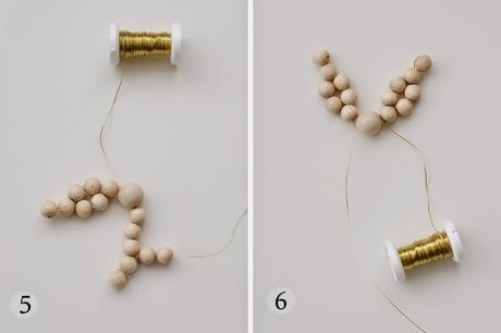 DIY: Adorno para Pascua con bolas de madera