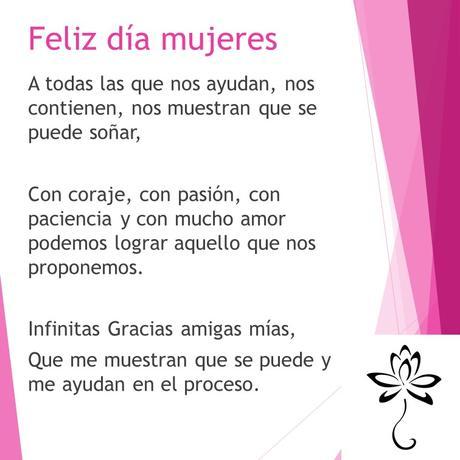 Día de la mujer, gracias a esas que ayudan, con su ejemplo, a otras