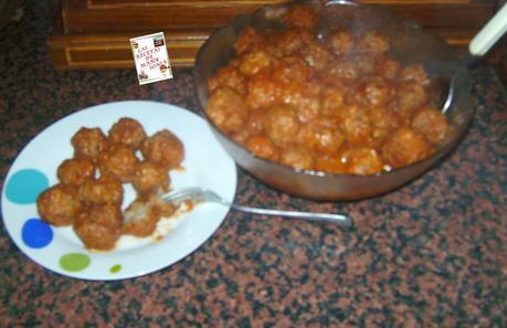 ALBÓNDIGAS CON TOMATE SIN HUEVO
