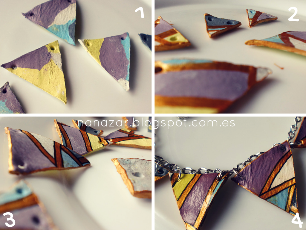 Collar de triángulos