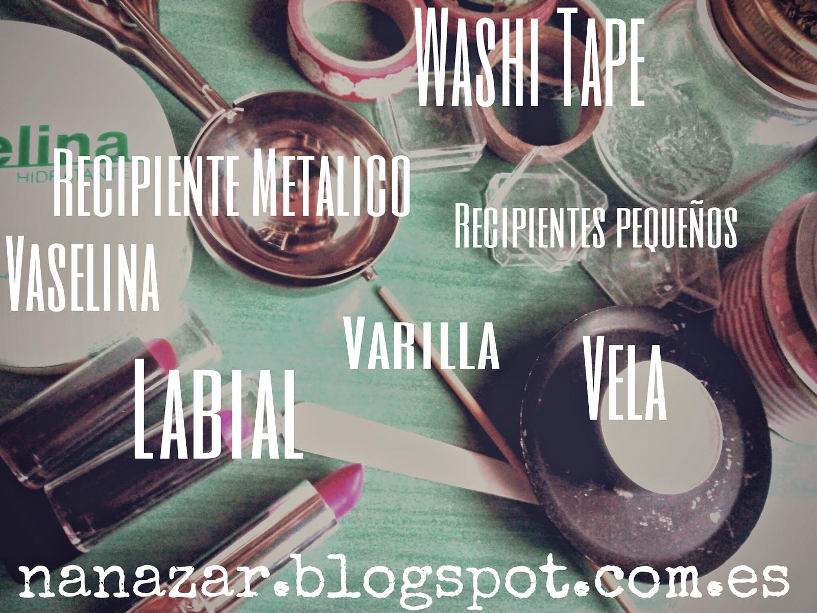 Bálsamo labial con color casero