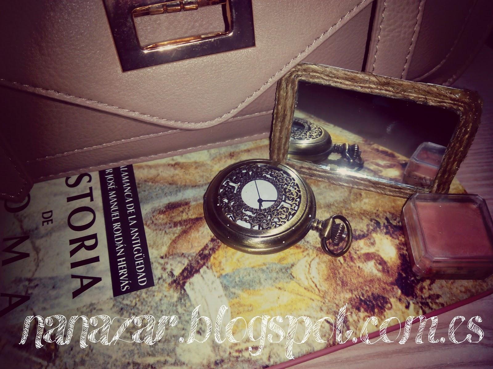 Espejo de bolsillo rústico