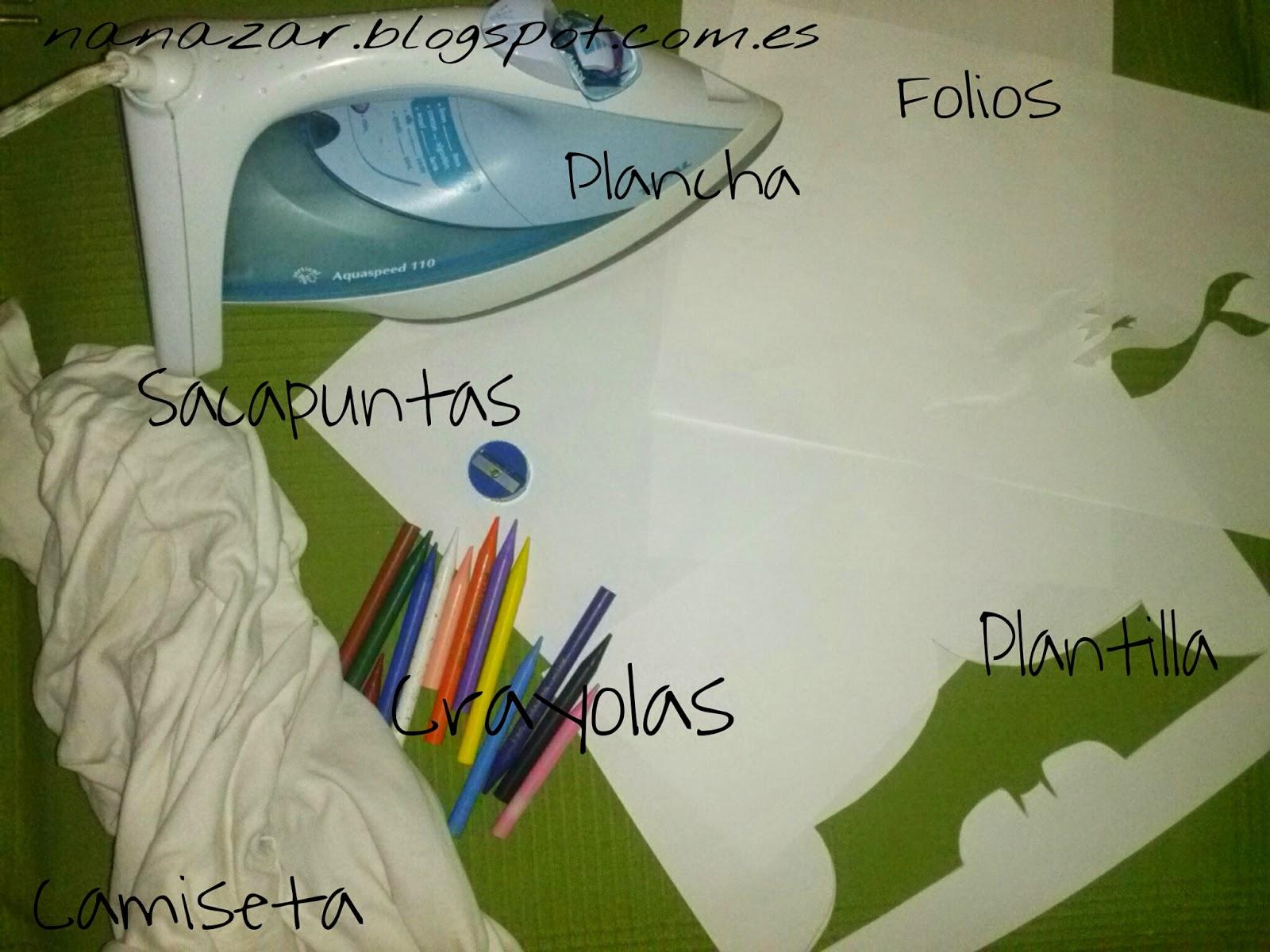 Reciclando Camisetas con Crayolas