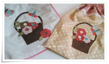 FUNDA DE THERMOMIX Y BOLSA DE PAN con diseño de Bunny Hill.