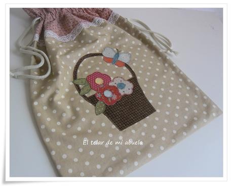 FUNDA DE THERMOMIX Y BOLSA DE PAN con diseño de Bunny Hill.