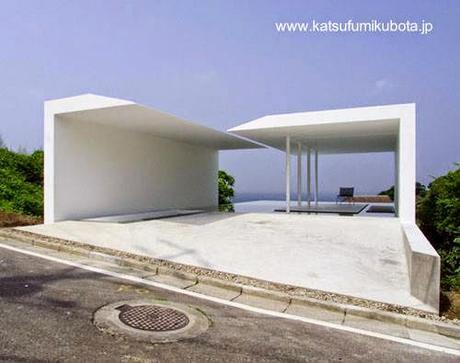 Casa contemporánea ultra-moderna japonesa estilo Minimalista