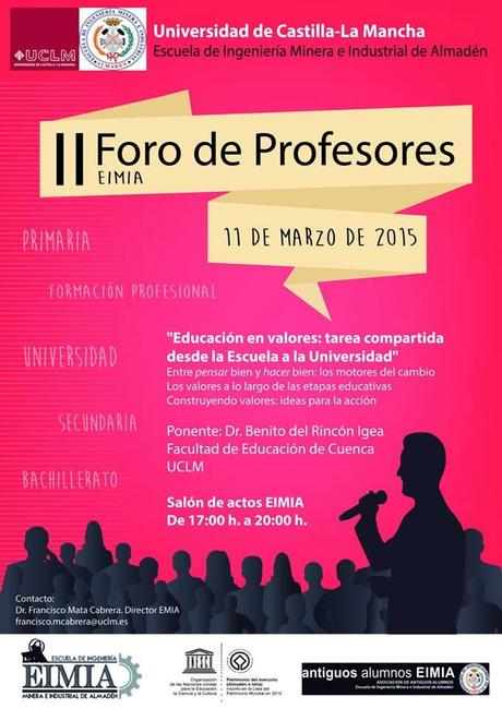 El próximo 11 de marzo se celebra el II Foro de Profesores de la EIMIA
