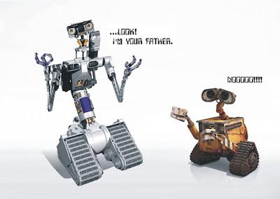 Wall-e and Johnny 5