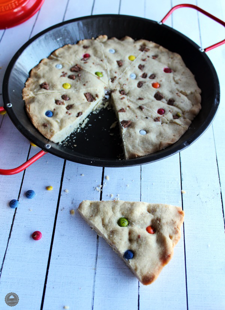 Cookie gigante de mantequilla y lacasitos #quericomami