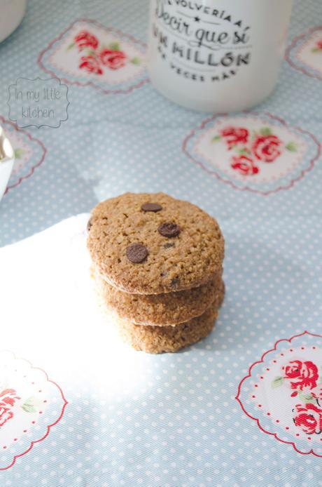 Galletas de avena y chocolate