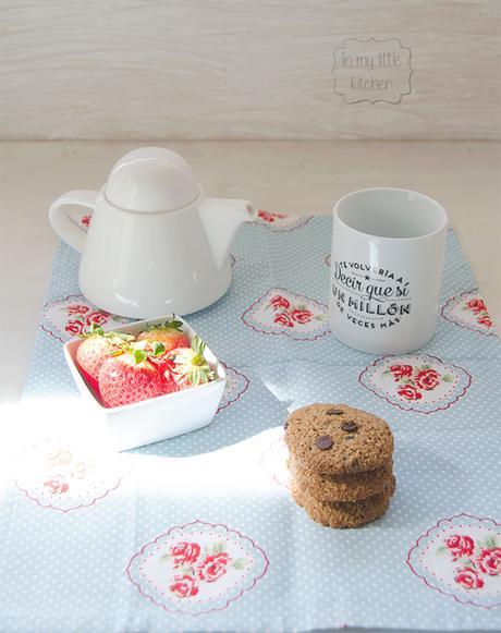 Galletas de avena y chocolate