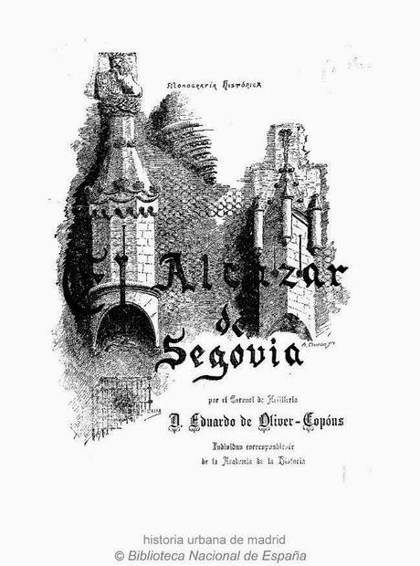 El incendio del Alcázar de Segovia