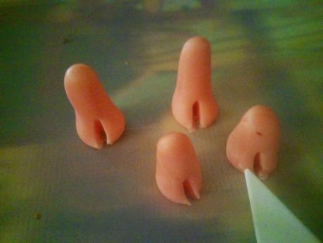 Paso a paso ovejita de fondant