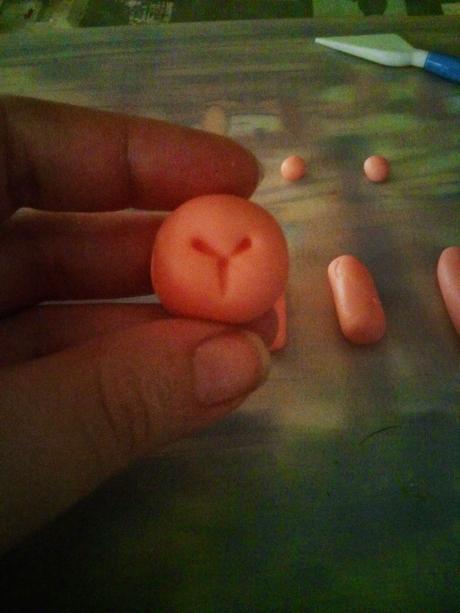 Paso a paso ovejita de fondant