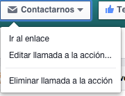 Cómo crear un botón de llamada a la acción en Facebook editar llamada a la acción